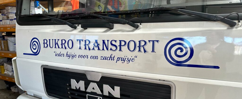 Jumpstone Webdesign bestickering Bukro Transport